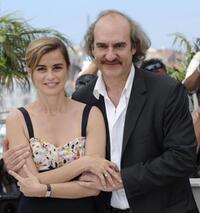 Anne Consigny and Michel Vuillermoz at the photocall of "Les Herbes Folles" during the 62nd International Cannes Film Festival.