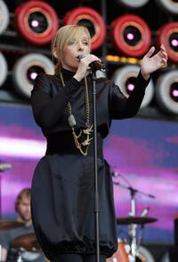 Toni Collette at the Australian leg of the Live Earth series of concerts.