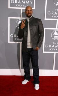 Common at the 49th Annual Grammy Awards.