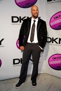 Common at the DKNY Delicious Night fragrance launch party.