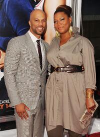 Common and Queen Latifah at the New York premiere of "Just Wright."
