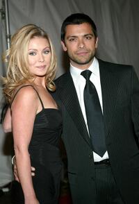 Kelly Ripa and Mark Consuelos at the 2003 Glamour "Women of the Year" Awards.