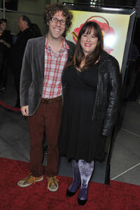 Tara Copeland and Guest at the California premiere of "The Brass Teapot."