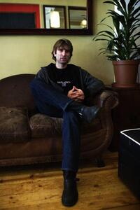 Sharlto Copley at the Longstreet cafe in Cape Town.
