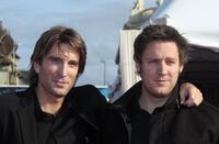 Sharlto Copley and Neill Blomkamp at the screening of "District 9" during the 35th American Film Festival.