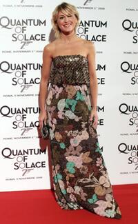 Chiara Conti at the premiere of "Quantum Of Solace."