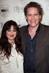 Vikki Lizzi and Jeff Conaway at the 14th annual student filmmaker pre-Oscar luncheon.