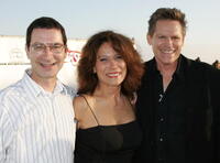 Eddie Deezen, Annette Cardona and Jeff Conaway at the Grease Rockin' Rydell Edition DVD Launch Event.