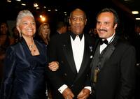 Bill Cosby, Camille O. Cosby and Vicangelo Bulluck at 38th annual NAACP Image Awards.