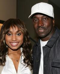 Angell Conwell and Clifton Powell at the screening of "Contradictions Of The Heart."