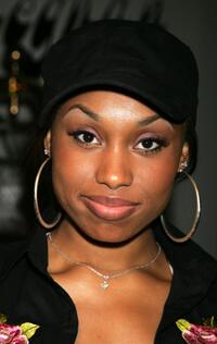 Angell Conwell at the Evisu Spring 2007 show during the Mercedes Benz Fashion Week.