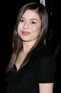 Miranda Cosgrove at the premiere of "The Spiderwick Chronicles."