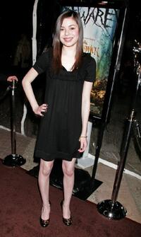 Miranda Cosgrove at the premiere of "The Spiderwick Chronicles."