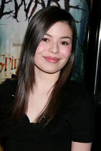 Miranda Cosgrove at the premiere of "The Spiderwick Chronicles."