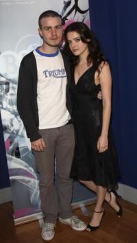 Brady Corbet and Roxane Mesquida at the premiere of "The Last Mistress" during the BFI 51st London Film Festival.