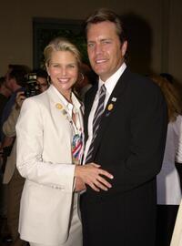Peter Cook and his wife Christie Brinkley at the reception held by the Creative Coalition.