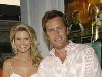 Christie Brinkley and Peter Cook at the premiere of "Riding Giants."
