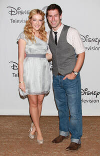 Jennifer Finnigan and Josh Cooke at the Disney ABC Television Group's Summer TCA Party in California.