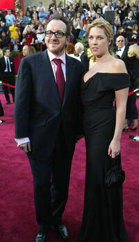 Elvis Costello and Diana Krall at the 76th Academy Awards ceremony.