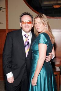 Elvis Costello and Diana Krall at the 2005 Riverkeeper Benefit Dinner.