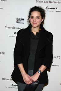 Marion Cotillard at the Cesar Awards nominee dinner.