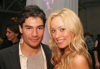 D.J. Cotrona and Olivia Wilde at the premiere of "Skin."