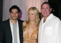 D.J. Cotrona, Olivia Wilde and Sandy Grushow at the premiere of "Skin."