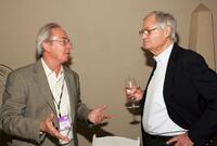 Roger Corman and Ralph Singleton at the IFTA members reception.