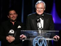 Roger Corman and Brett Ratner at the 2006 Producers Guild awards.