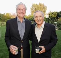 Roger Corman and Dennis Hopper at a special screening of "The Last Movie".