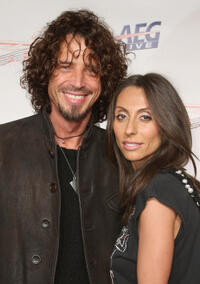 Chris Cornell and Guest at the 2009 MusiCares "Person Of The Year" Gala in California.