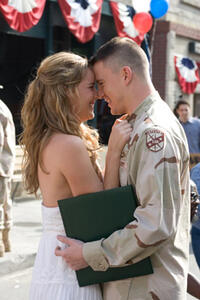 Abbie Cornish and Channing Tatum in "Stop-Loss." 