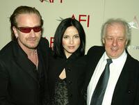 Bono, Andrea Corr and Jim Sheridan at the AFI's 2003 Awards Luncheon.