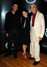 Richard Raymond, Andrea Corr and Len Fenton at the premiere of "The Bridge."
