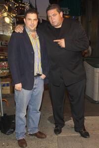 Director David Adler and Alex Corrado at the launch party of "Mafia New York."