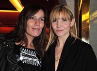 Clotilde Courau and Zoe Felix at the opening of a new YSL store.