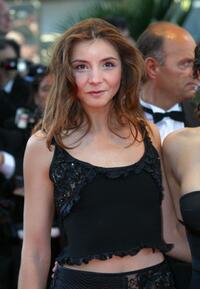 Clotilde Courau at the screening of "Sweet sixteen" during the 55th Cannes film festival.