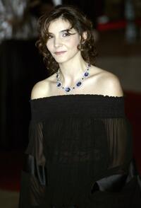Clotilde Courau at the performance of Rossini's opera the "Voyage to Reims."