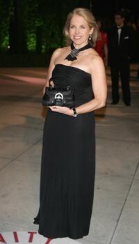 Katie Couric at the Vanity Fair Oscar Party.