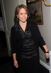 Katie Couric at the after party of the special screening of "Leatherheads."