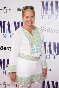 Katie Couric at the Southampton special screening of "Mama Mia."