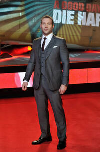 Jai Courtney at the UK premiere of "A Good Day to Die Hard."