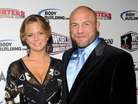 Annie Stanley and Randy Couture at the 3rd annual Fighters Only World Mixed Martial Arts Awards 2010.