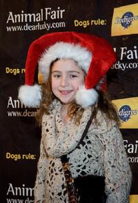 Rachel Covey at the Animal Fair Magazine's Second Annual Toys for dogs holiday party.