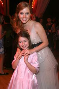 Rachel Covey and Amy Adams at the World premiere of "Enchanted."