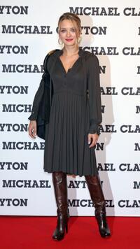 Carolina Crescentini at the premiere of "Michael Clayton."