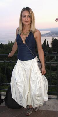 Carolina Crescentini at the cocktail party during the 2009 Taormina Film Fest.