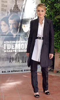 Carolina Crescentini at the photocall of "I Demoni Di San Pietroburgo."