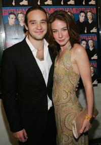 Charlie Cox and Lynn Collins at the New York premiere of "Being Julia."