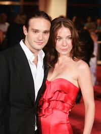 Charlie Cox and Lynn Collins at the premiere of "The Merchant Of Venice" during the 61st Venice Film Festival.